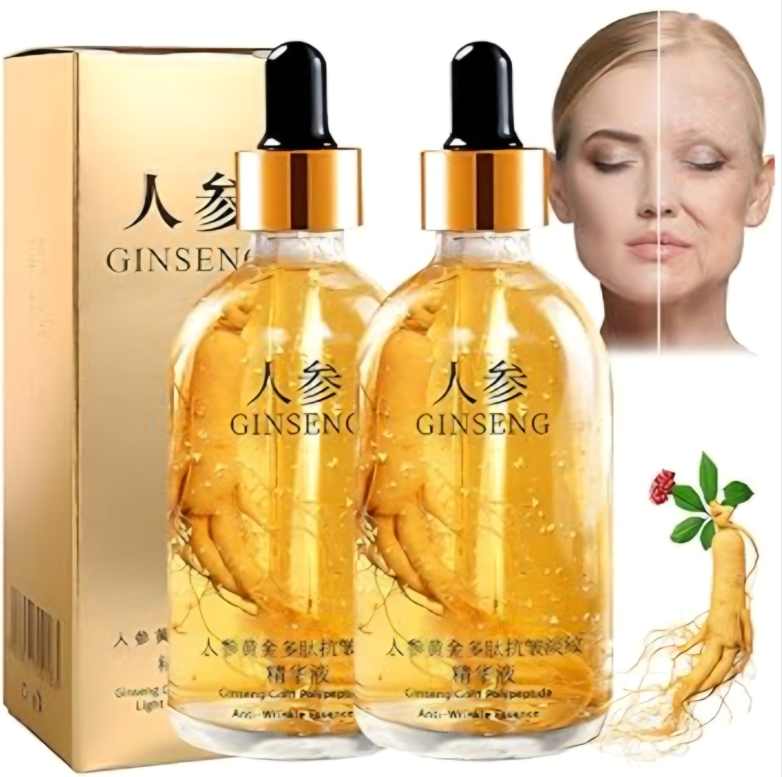 Sérum coreano antiarrugas de Ginseng y Niacinamida