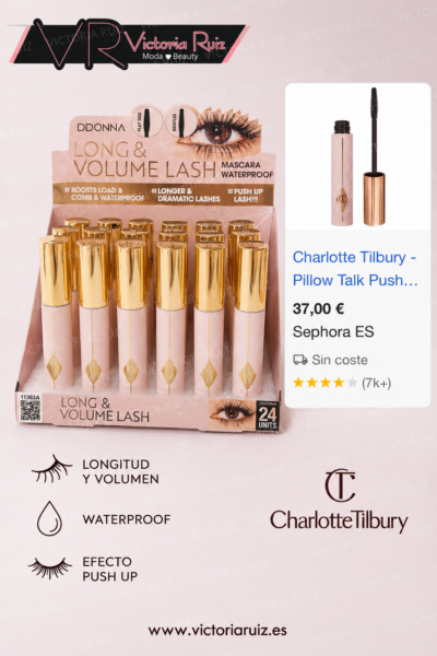 Mascara pestañas inspiracion Charlotte Tilbury