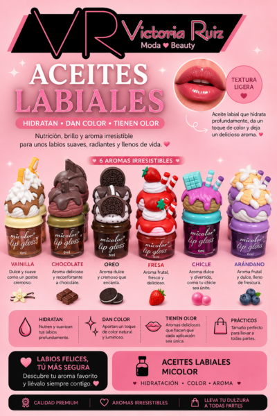 Aceite labial helado